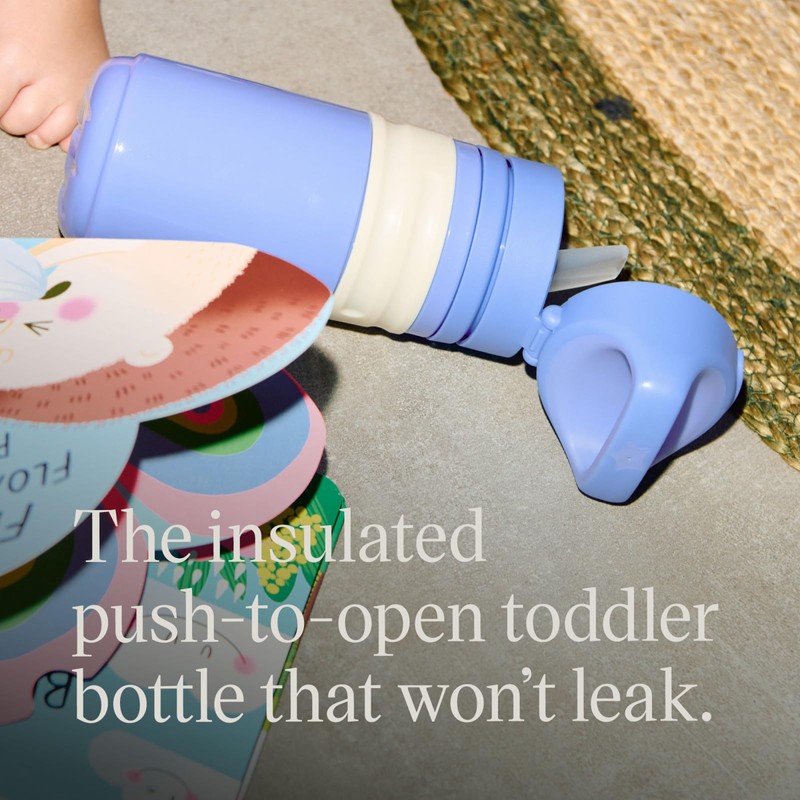 Tommee Tippee Insulated Flip Top Sporty Spill-Proof Toddler Water Bottle