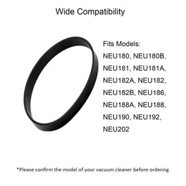 JIEPRO Vacuum Belts Compatible with Eureka PowerSpeed, Part E0205 Fits NEU180 NEU181 NEU182B NEU182A NEU186 NEU188A NEU188 NEU192 NEU202 Upright Vacuum (2 Pack)