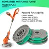Eyoloty FLY061 Double Thread Spool Suitable for Flymo Contour 600HD,