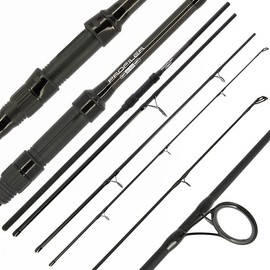 NGT STUNNING BLACK 9ft Profiler Travel Carp Coarse Fishing Rod 4PC Carbon Fibre Lightweight NGT