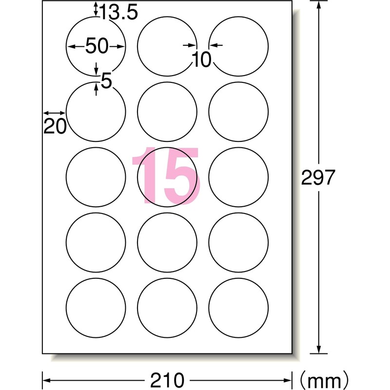 A-One 64415E Inkjet Label Stickers, Ultra Water Resistant, Glossy Paper,
