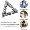 Zolunu Infinite Flip Fidget Toys, Metal Triangles Sensory Hand Fidget