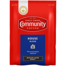 Community Coffee House Blend, Medium-Dark Roast Pre-Measured Coffee Packs, 3.0 Ounce Each (Box of 20)