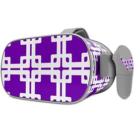 WraptorSkinz Decal Style Skin Wrap Compatible with Oculus Go Headset - Boxed Purple (Oculus NOT Included)