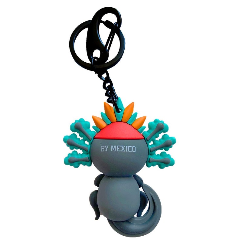 Llavero 3D PVC Ajolote Iztli Mate Accesorio By Mexico,