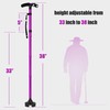 RUNZI Folding Cane with Led Light, Adjustable Canes and Walking