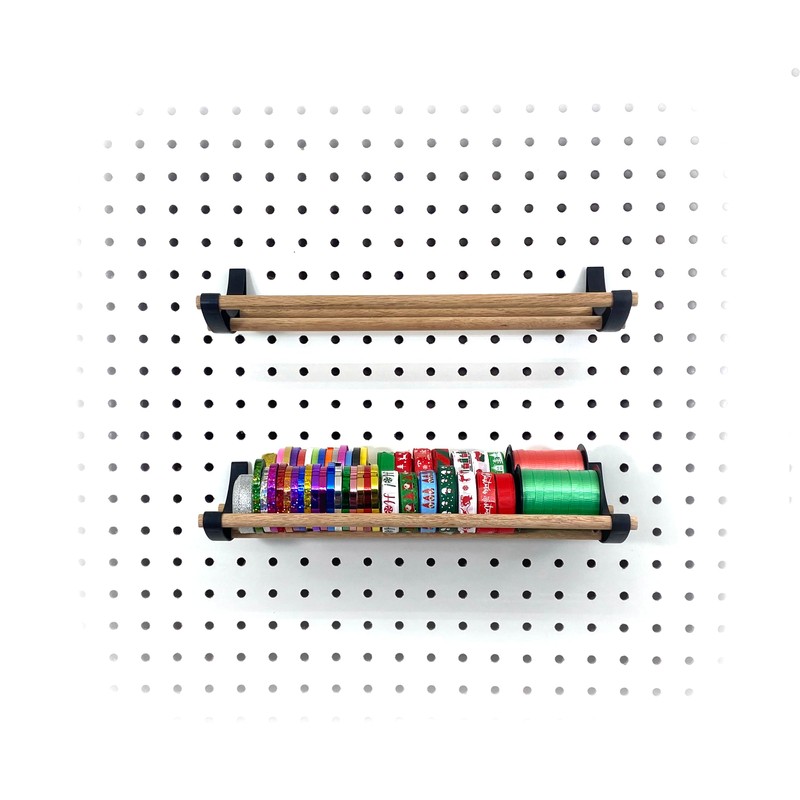 PEGGY Pegboard Accessory Hook and Dowel Organizer Storage for Tape,