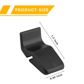 Arwrilt 2 PCS Air Cleaner Accessory Clip, Air Filter Housing Buckle, 17219-P65-000 Air Filter Accessory Clip Replacement, Compatible for Honda Fit 1.5L 2009-2013 Insight 1.0L 2000-2006 Accord (Black)