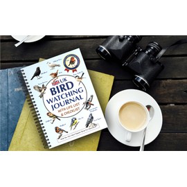 UK Bird Watching Journal with Life List & Checklist - Improve Your Observation Skills with This Birding Log Book with Illustrations of The UK’s Most Common Birds. A Thoughtful Gift for Bird Lovers.