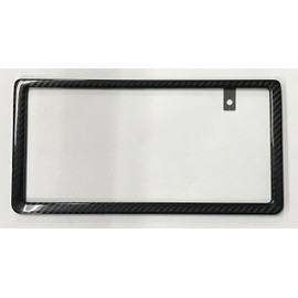TRD GR MS371-00002 Carbon License Plate Frame for Rear