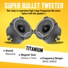 Warzone WZ25TW 2.93-Inch Super Tweeter Speaker, 4 Ohm, 550W Max