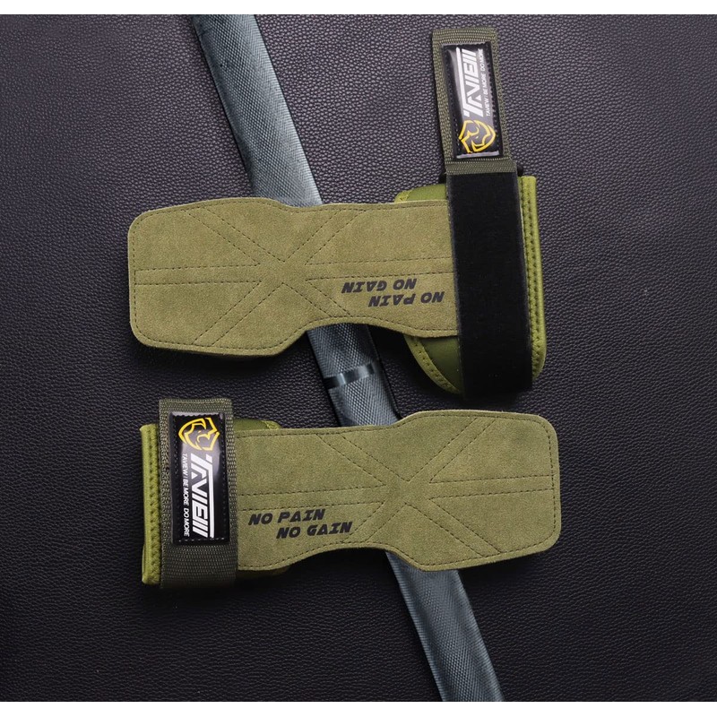 TAVIEW Premium Weight Lifting Wrist Hooks Straps for Maximum Grip