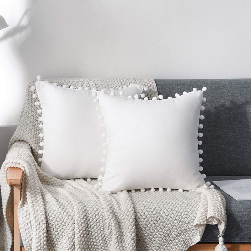 CAWANFLY Set of 2 Decorative Throw Pillow Covers with Cute