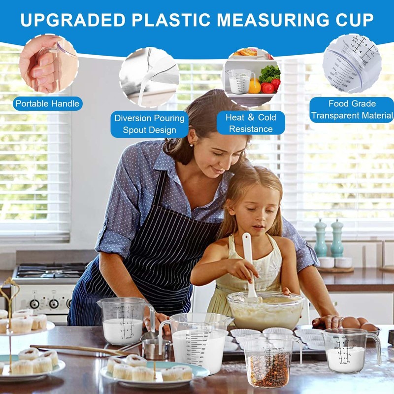 Measuring Cups and Spoons Set 22 Piece, 11 Stainless Steel
