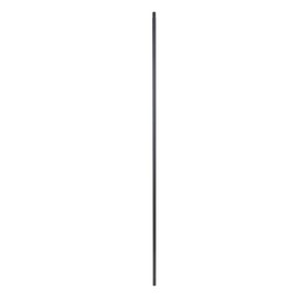 T01 - Iron Balusters - Standard Plain - Hollow - 44" X 1/2" Square - Box of 15 (Satin Black)