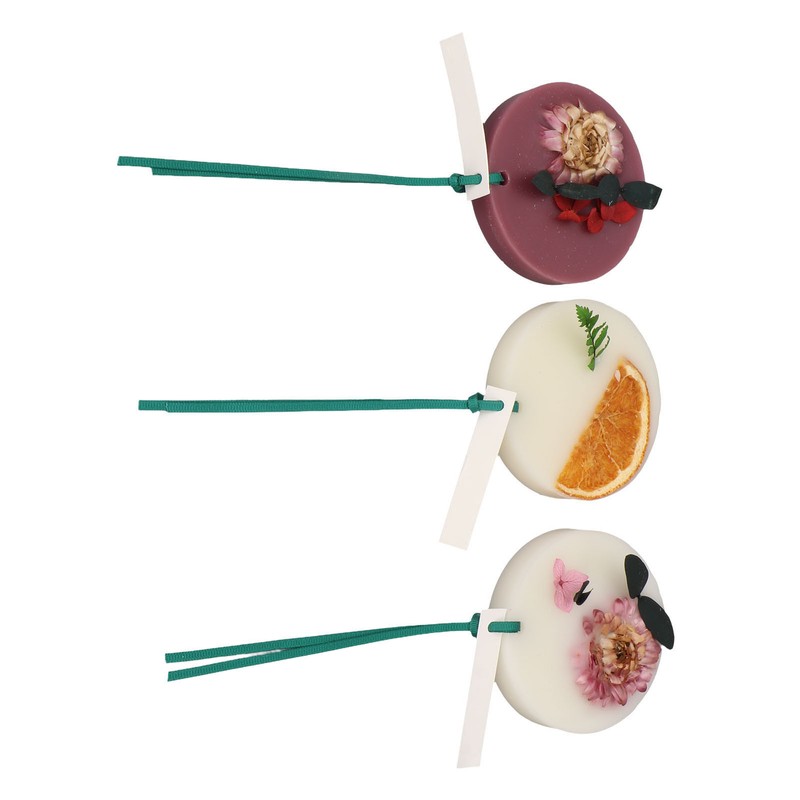 3pcs Wardrobe Aromatherapy Wax Long Lasting Solid 7.5cm Diameter Safe