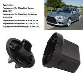 Ignition Start Switch Knob, 4408A167 4408A031 Keyless Ignition Switch Knob Fit for Mitsubishi Lancer 2008‑2017, ABS Material Keyless Ignition Start Switch Knob for CX‑9 CX-7