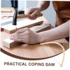WOONEKY Hand Saw Woodworking Coping Saw Bow Saw Precision Cutting