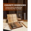 EZARC 6 Pieces Wood Chisel Tool Sets Woodworking Carving Chisel