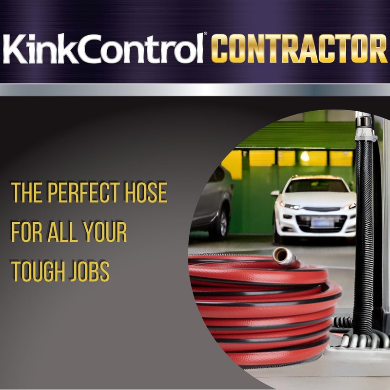 Kink Control Contractor Grade Hose with High Burst Strength, Spring