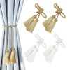 CQQNIU 2 Pairs Of Tassel Curtain Ties, Simple Curtain Ties,