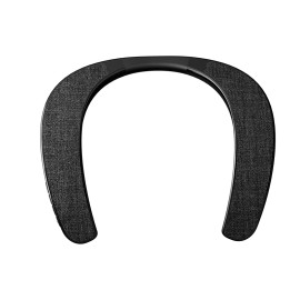 Neckband Bluetooth Speakers Neck Speaker High Fidelity 3D Stereo Sound IPX5 Waterproof Wearable Speakers for Home Outdoorcolor: Black