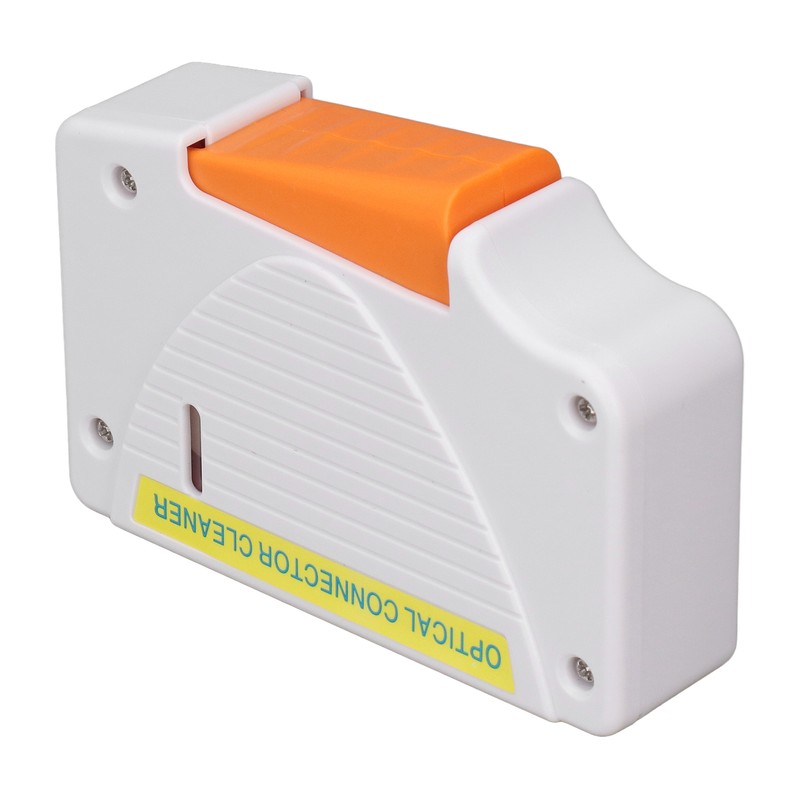 White Fiber Optic Cleaning Box Lightweight SC FC ST LC