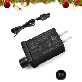 12V 9W Class 2 Power Supply, 0.75A IP44 Waterproof AC to DC Adapter, Low Voltage Transformer for LED Strip Lights, Inflatable Decorations, Indoor Outdoor Use, UL Listed