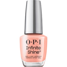 OPI Infinite Shine Strawberry Slay | Opaque Soft Pink Long Wear Gel Like Crème Nail Polish | Make 'Em Jelly! Collection | Summer 2025