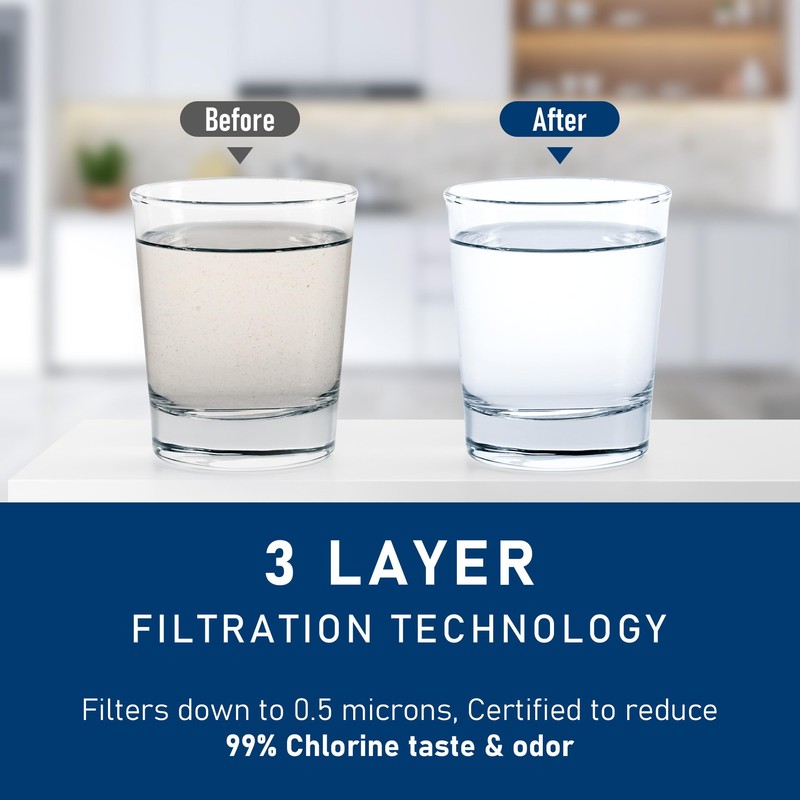 Suifl EDRARXD1 Water Filter Replacement, Compatible with Whirlpool EDRARXD1, Everydrop