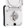 Awning Socket 220 V White 9 x 9 with Lid
