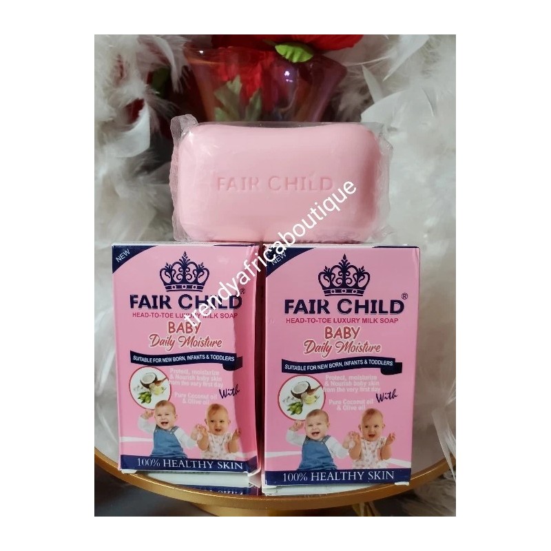 Fair child X 3 Soap: Fair Child Luxury Milk Soap.