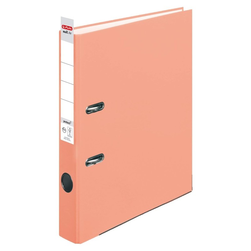Herlitz maX.file Protect A4 Folder, 10094829, salmon 5cm