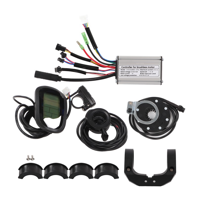 15A 36V/48V 250W Brushless Motor Controller LCD6 Display Panel Kit