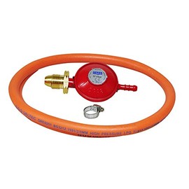 Kingfisher REG Low Pressure Propane Gas Regulator Kit - Red