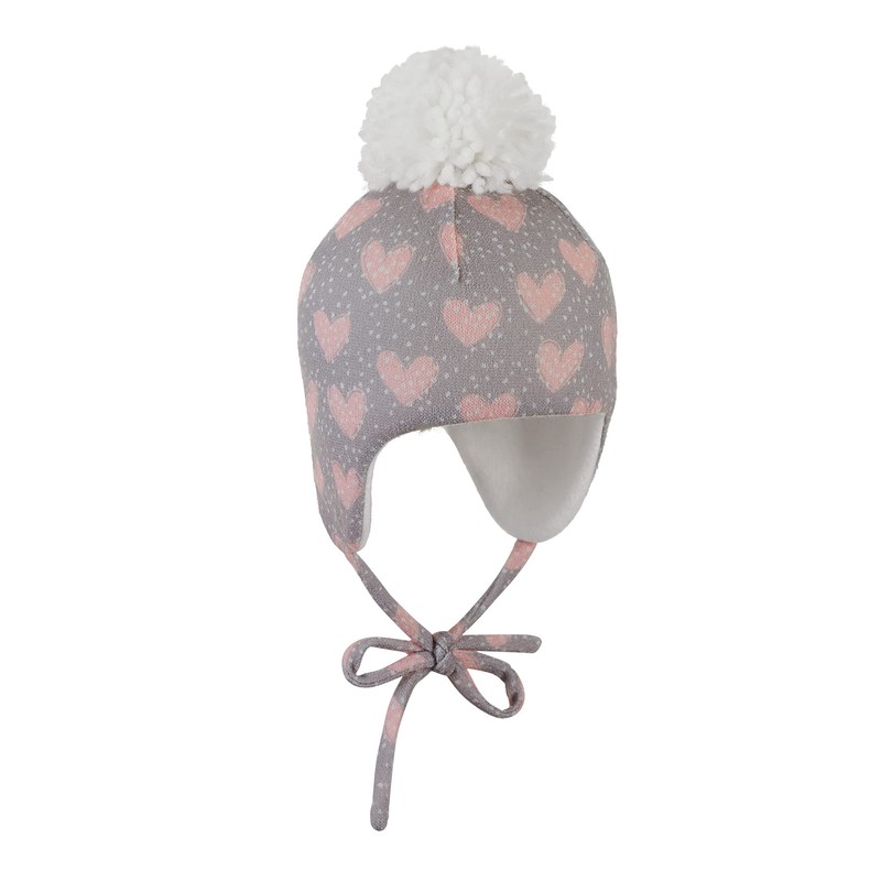 Sterntaler Baby Girl Inca Bomber Hat, Gravel