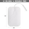10 Stück TENS Elektroden Pads 6x9cm Selbstklebende Elektroden Tens Gerät