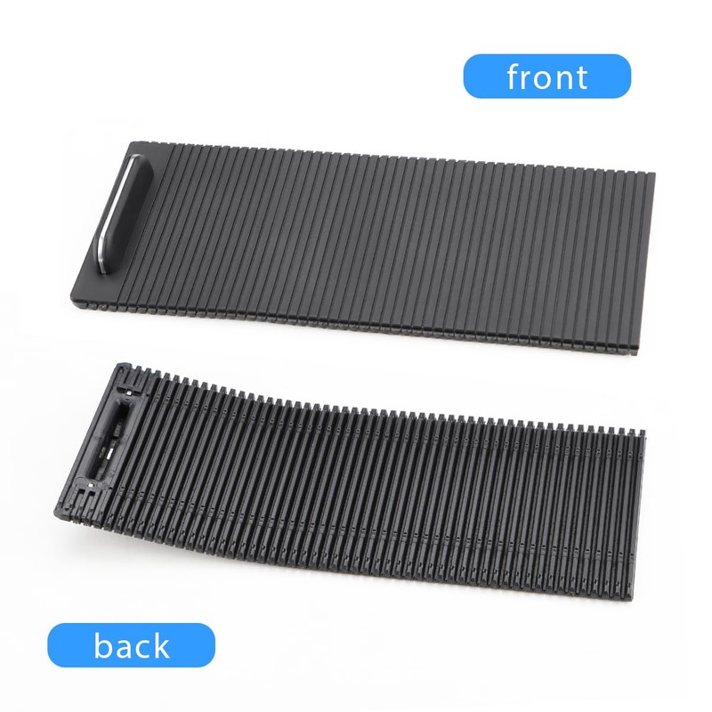 KOLOME Car Centre Console Drinks Cover Sliding Blind for Golf