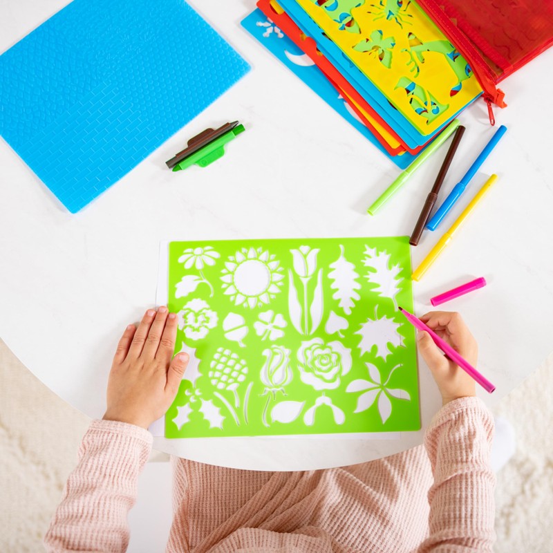 Melissa & Doug Created by Me! Stencil Art Coloring Activity