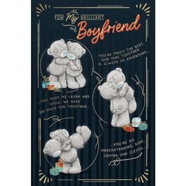 Me To You Bear Brilliant Boyfriend Birthday Card