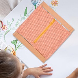 Perfeclan Dressing Board Toy,Fine Motor Toy for Toddlers,Mobile Sensory Board,Early Learning Toy for Preschool Toddlers,Homeschool, Zipper