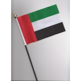 United Arab Emirates UAE Hand Flag 25cm