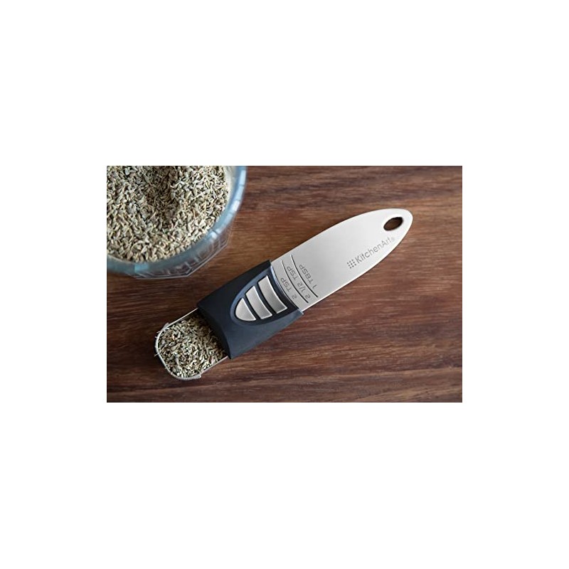 KitchenArt - Cucharada ajustable de acero inoxidable Pro Adjust-A-Cucharada