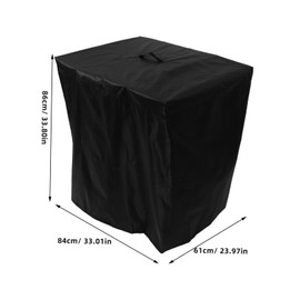 Kichvoe Pool Pump Cover Durable Protection for Sand Filter Pump Large Easy Installation Secure Drawstring Closure Winter Cover for Outdoor Use