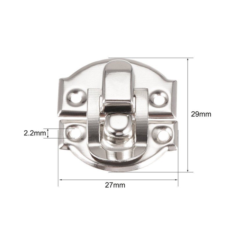 sourcing map Pack of 10 Suitcase Clasps, Small Size Jewellery