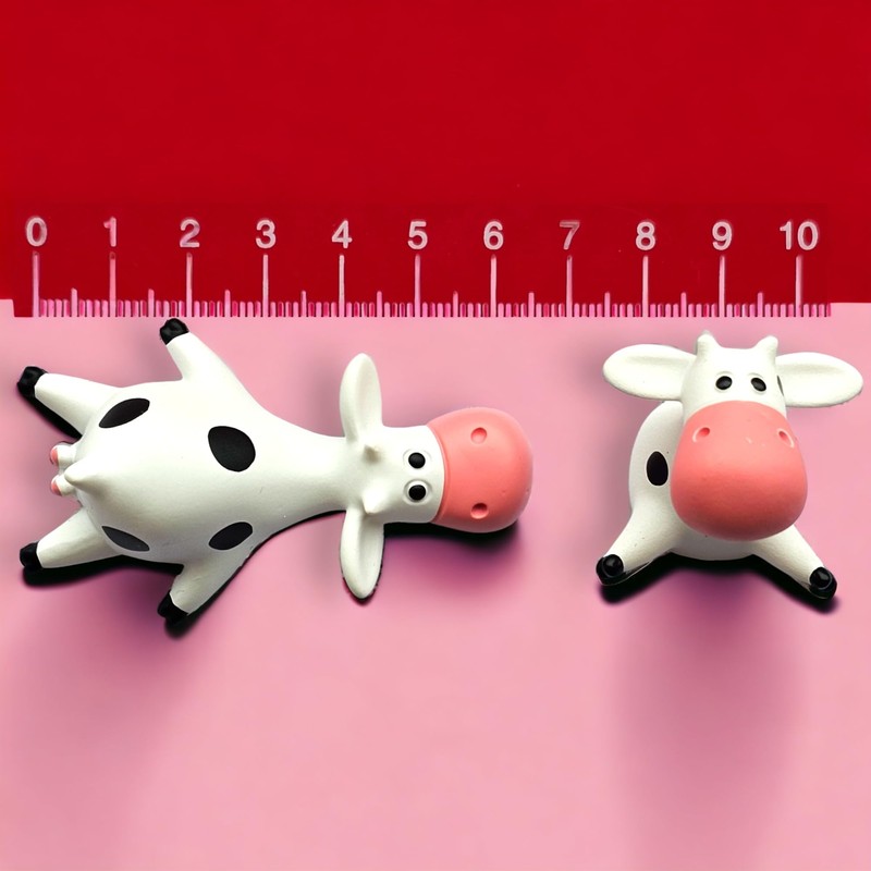 Animal Fridge magnets, Cute Animal Magnets, Pig Magnet, Cow Magnet,
