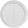 Vent Systems 5" Inch (Opening Dimensions) White Soffit Vent Cover