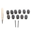 Eacam 13Pcs Spot Weld Cutter Set 3/8in Cut Welding Tool