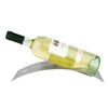 StorageMate Modern Stainless Steel Single Wine Bottle Holder - Elegant