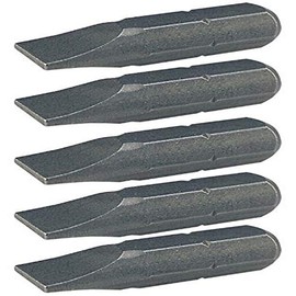 KS Tools 1/4 Inch Classic Bit Slotted, 25 mm, 4.5 mm, Pack of 5